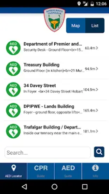 AED Locator android App screenshot 9