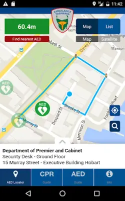 AED Locator android App screenshot 2